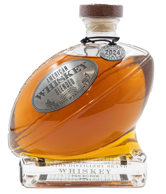 Limited Edition - Canton Distillery (Brand) American Whiskey in a Football Decanter