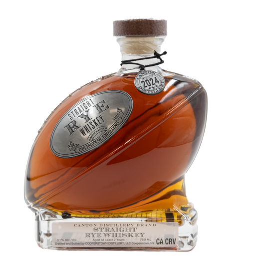 Limited Edition - Canton Distillery (Brand) Straight Rye in a Football Decanter