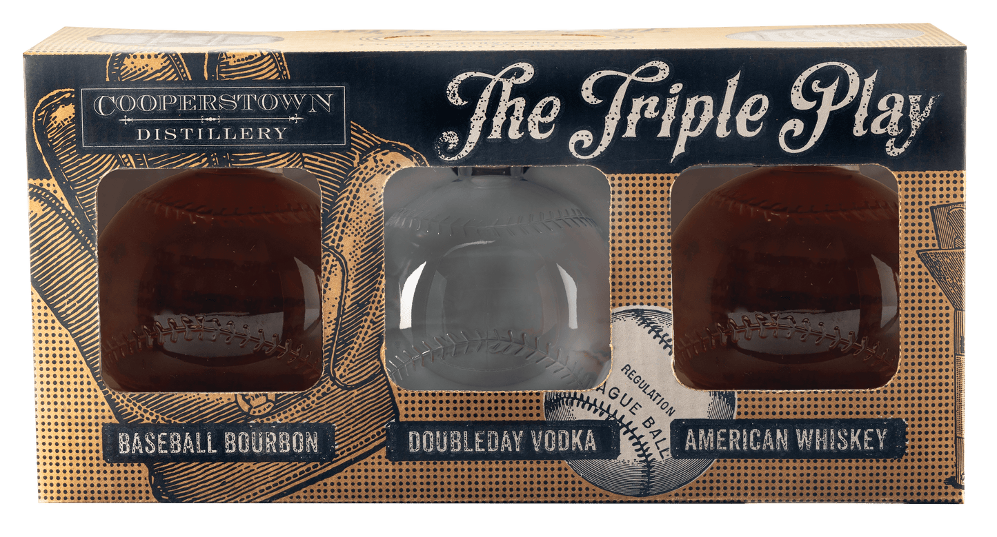 Cooperstown Distillery Triple Play Box Set