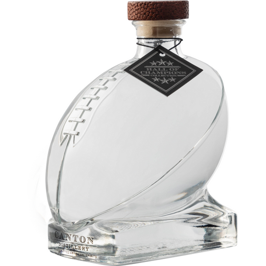 Canton Distillery (Brand) Vodka in a Football Decanter