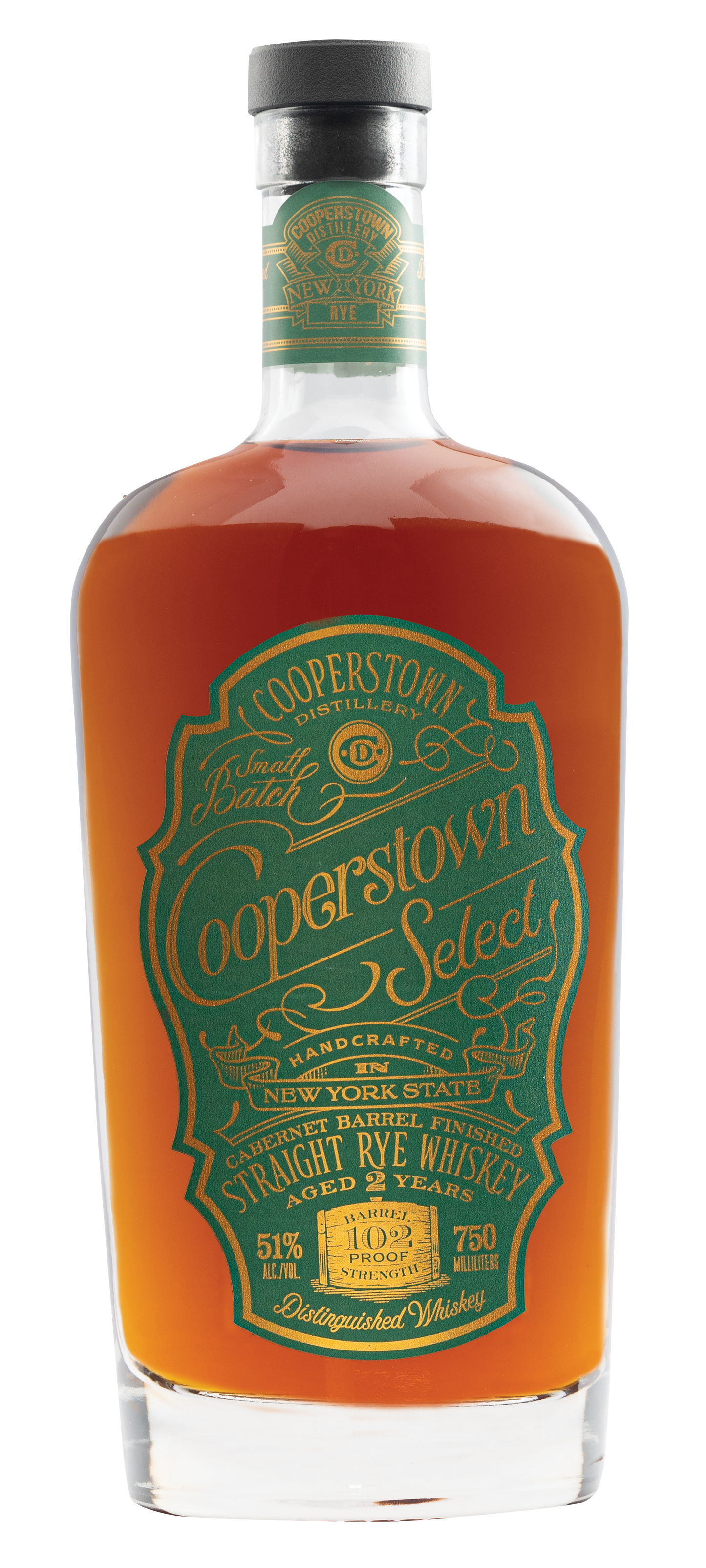Cooperstown Select Straight Rye Whiskey